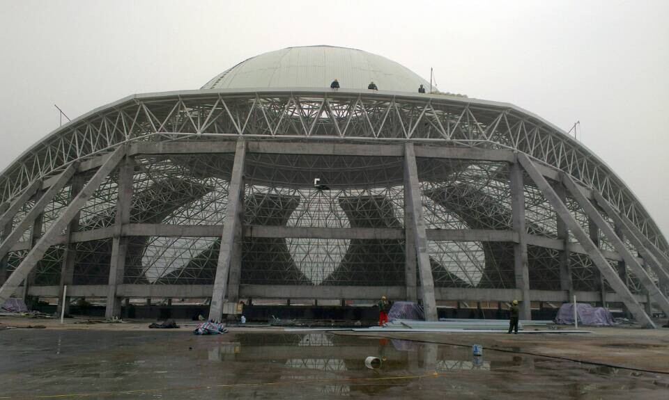 铁岭温泉馆网架工程