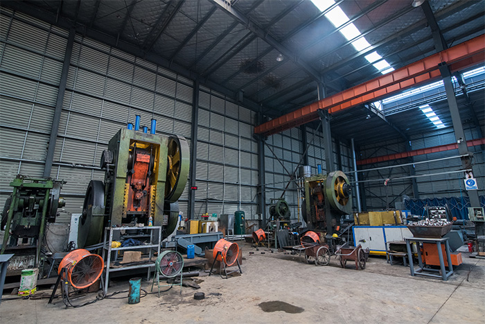 铁岭网架配件-锥头加工车间